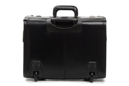 Mobilemax Wheeled Leather Catalog Case | Leather Wheeled Trial Bag-Catalog Case-Sterling-and-Burke