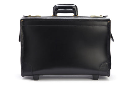 Litigator 20 Inch Wheeled Leather Catalog Case | Trial Bag-Catalog Case-Sterling-and-Burke