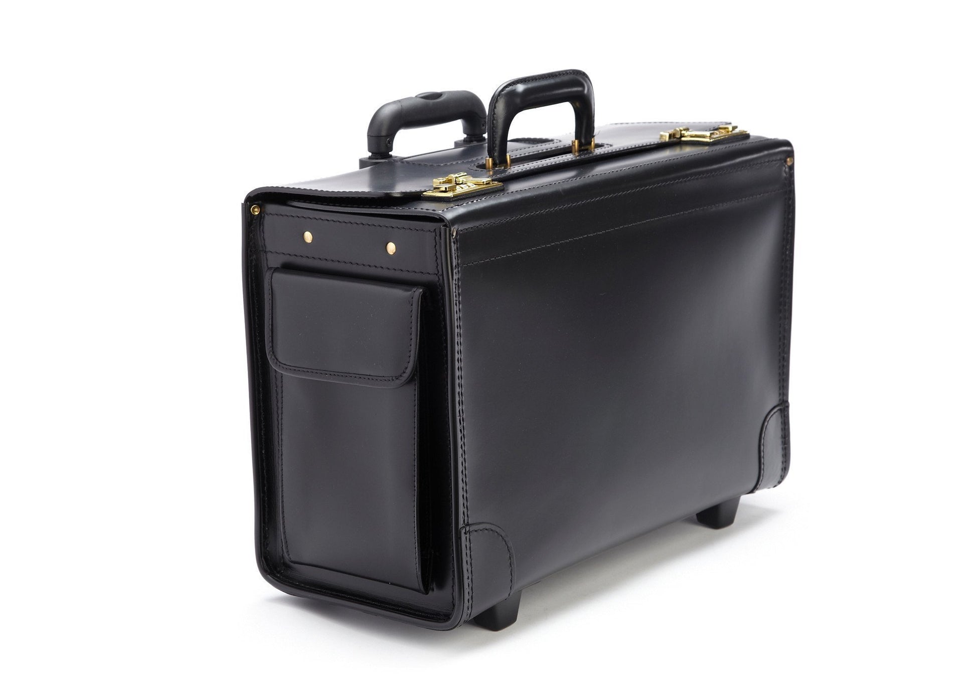 Litigator 20 Inch Wheeled Leather Catalog Case | Trial Bag-Catalog Case-Sterling-and-Burke