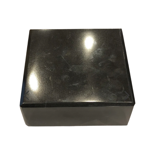 Marble Base | Black | 5 by 5 by 2 Inches