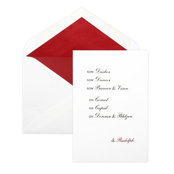 "The Night Before" | Single Christmas Card | Dempsey and Carroll-Stationery-Sterling-and-Burke
