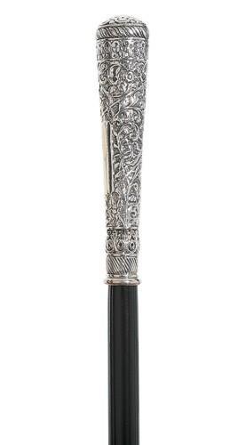 silver dress canes Auto Racing Silver Dress Cane for sale at auction on 17th November