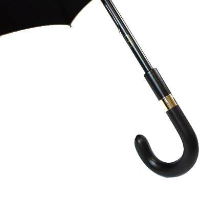 Leather Handle Gent's Umbrella, BESPOKE-Gent's Umbrella-Sterling-and-Burke