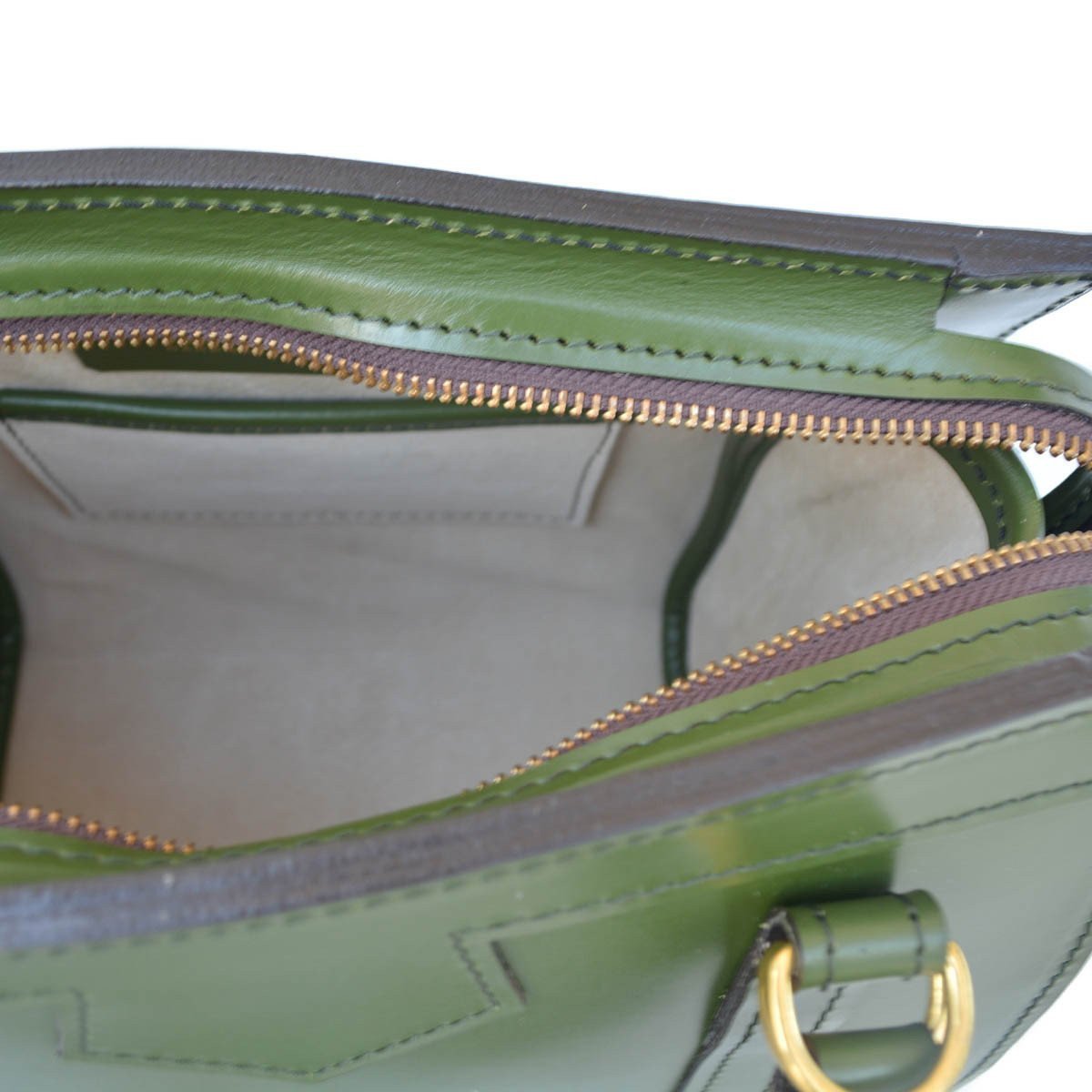 Petite Beatrice Handbag, Cypress | Hand Stitched | Green English Bridle Leather | Small Luxury Handbag-Handbag-Sterling-and-Burke