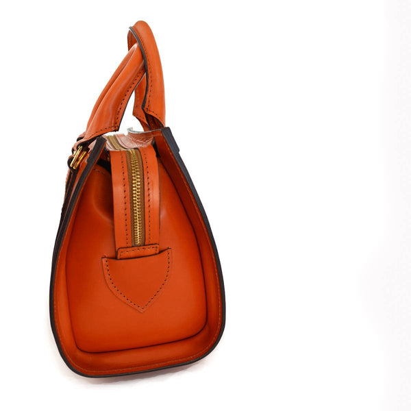 Petite Beatrice Handbag, London Tan | Hand Stitched | Orange English Bridle Leather | Small Luxury Handbag-Handbag-Sterling-and-Burke