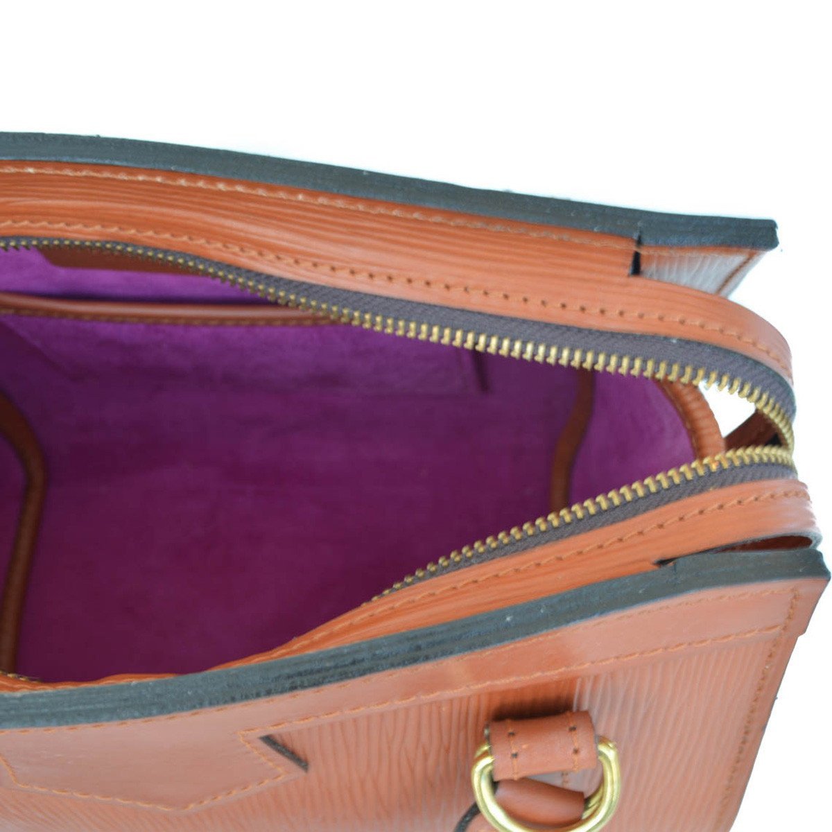 Petite Beatrice Handbag, Straw Grain | Hand Stitched | Tan English Bridle Leather | Small Luxury Handbag-Handbag-Sterling-and-Burke