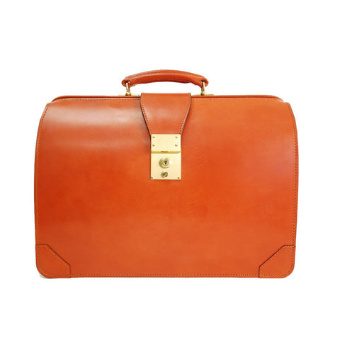 Top Frame Briefcase, BESPOKE | English Bridle | Hand Stitched in England | Sterling and Burke-Top Frame-Sterling-and-Burke