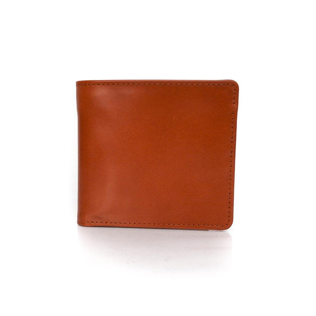 Medium Billfold | Hip Wallet | English Bridle Leather Bi-Fold | 8 Cards | Tan | Black | Sterling and Burke-Wallet-Sterling-and-Burke