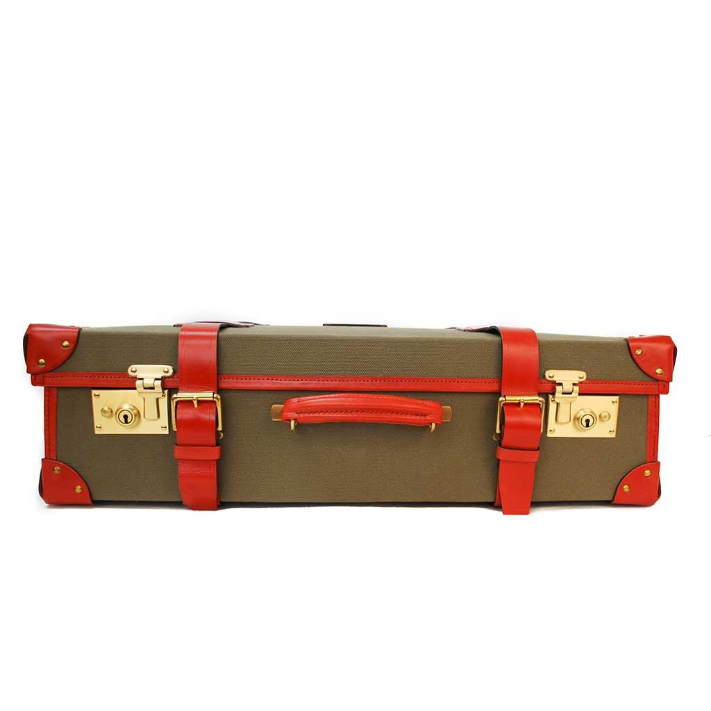 Canvas Trunk Suitcase, 28 Inch | Wheels and Trolley Option | Hand Stitched | Sterling and Burke-Suitcase-Sterling-and-Burke