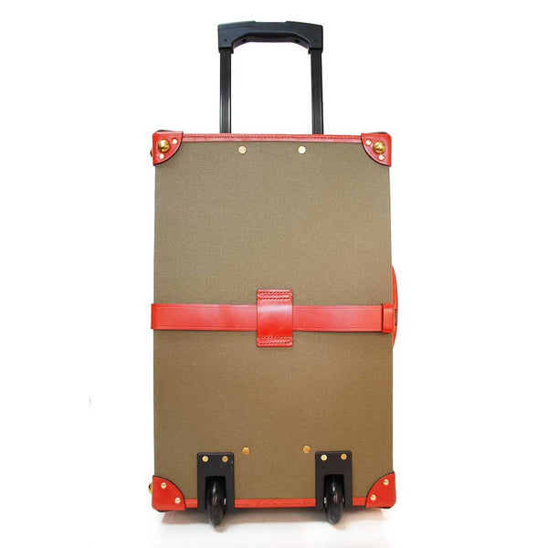 Canvas Trunk Suitcase | 21 Inch Carry On | Wheels and Trolley Option | Hand Stitched | Sterling and Burke-Suitcase-Sterling-and-Burke