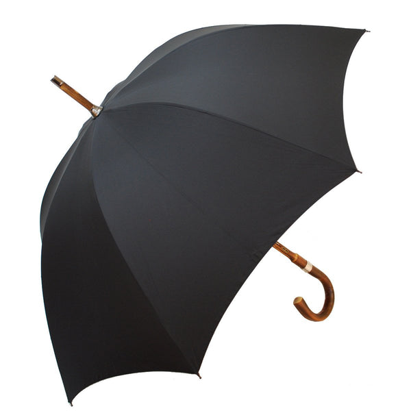 Polished Chestnut Gent's Umbrella, BESPOKE-Gent's Umbrella-Sterling-and-Burke