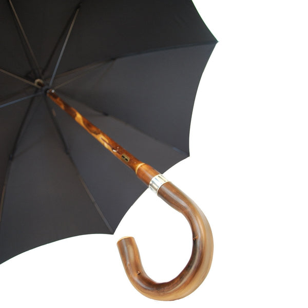 Polished Chestnut Gent's Umbrella, BESPOKE-Gent's Umbrella-Sterling-and-Burke
