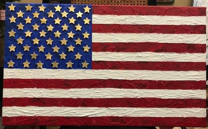 Freedom | Original Mixed Media on Canvas by Sue Israel | 18" x 30"-Mixed Media-Sterling-and-Burke