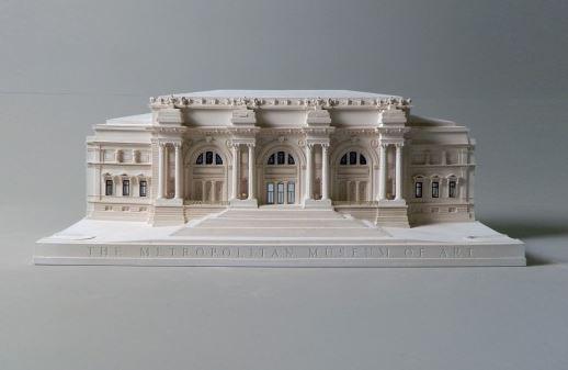 Metropolitan Museum Sculpture | Custom Metropolitan Museum Plaster Model | Extraordinary Quality and Detail | Made in England | Timothy Richards-Desk Accessory-Sterling-and-Burke