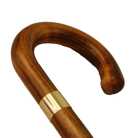 Wood Cane | Maple Walking Stick Cane | Crook Handle | Finest Quality | Made in England-Walking Stick-Sterling-and-Burke