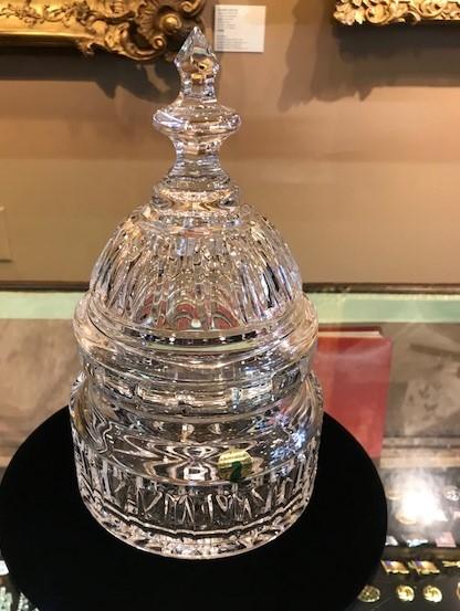 Waterford Crystal Capitol Dome Biscuit Jar | Waterford Crystal Biscuit Jar | Washington, DC-Crystal-Sterling-and-Burke
