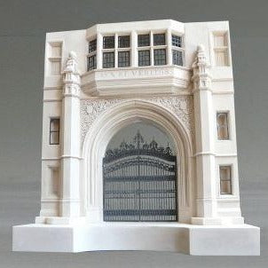 Phelps Gate- Yale University Sculpture | Custom Phelps Gate- Yale University Plaster Model | Extraordinary Quality and Detail | Made in England | Timothy Richards-Desk Accessory-Sterling-and-Burke