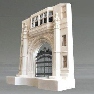 Phelps Gate- Yale University Sculpture | Custom Phelps Gate- Yale University Plaster Model | Extraordinary Quality and Detail | Made in England | Timothy Richards-Desk Accessory-Sterling-and-Burke